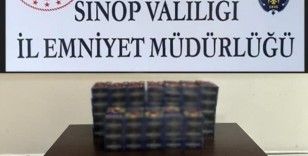 Sinop’ta 10 bin makaron ele geçirildi: 1 gözaltı
