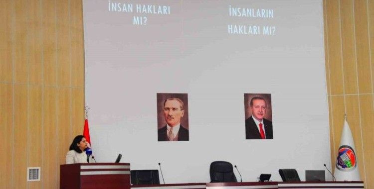 Karabük’te "İnsan Hakları" konferansı verildi
