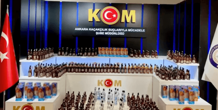 Sahte alkollü içki ticaretine yönelik 81 ilde eş zamanlı Çengel-4 operasyonu düzenlendi