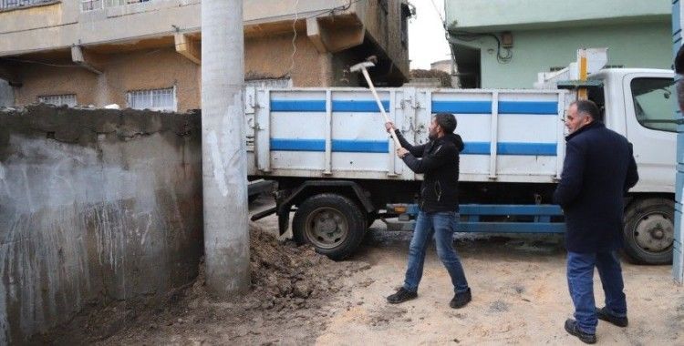 Ergani’de temizlik ve hafriyat kaldırma çalışmaları devam ediyor