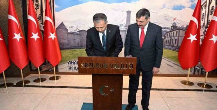 Bakan Yerlikaya’ya Erzurum brifingi
