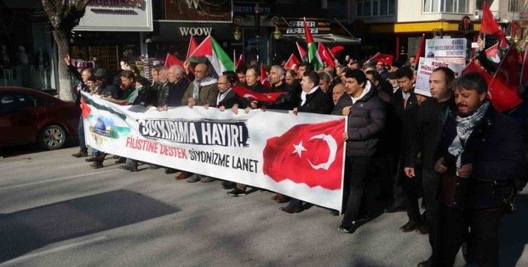 Kütahya’da Filistin’e destek yürüyüşü
