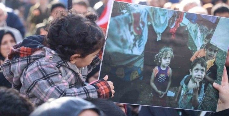 Yalova’da Filistin’e destek yürüyüşü
