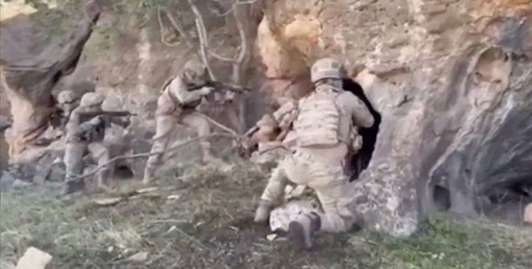 Kahramanlar-33 operasyonlarında bölücü terör örgütüne ait çok miktarda mühimmat ele geçirildi