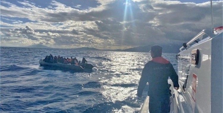 Bodrum’da 136 düzensiz göçmen kurtarıldı
