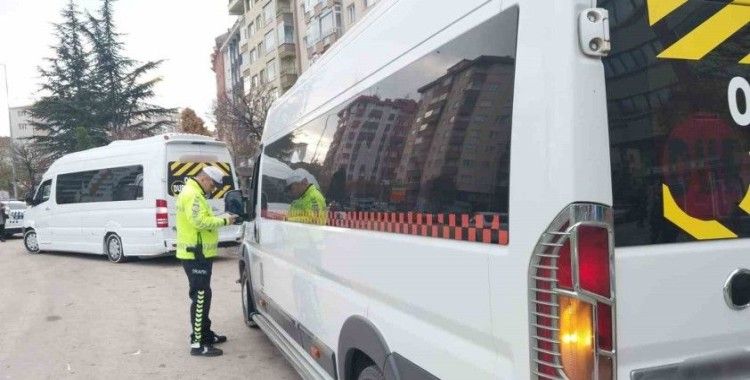 Eskişehir’de okul servislerine denetim
