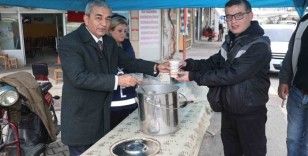Koçarlı soğuk güne sıcak başladı
