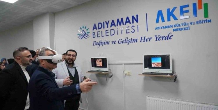 Vatandaşlar Adıyaman’ın tarihi yerlerini sanal gerçeklilik gözlüğüyle gezebilecek
