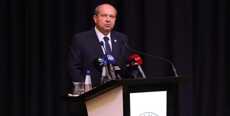 KKTC Cumhurbaşkanı Tatar: 'Türkiye Cumhuriyeti asla Kıbrıs'tan vazgeçmez, vazgeçmeyecektir'