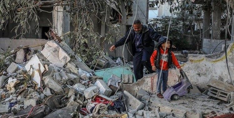 İsrail, Gazze Şeridi'ne yönelik saldırılarını 121. gününde de yoğun şekilde sürdürüyor