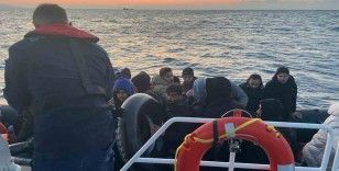 Bodrum’da 5’i çocuk 35 düzensiz göçmen yakalandı
