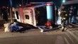 Tekirdağ'da yolcu minibüsü ile otomobil çarpıştı: 15 yaralı