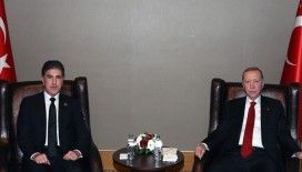 Cumhurbaşkanı Erdoğan, Irak Kürt Bölgesel Yönetimi Başkanı Barzani'yi kabul etti