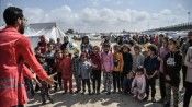Mısır Kızılayı Refah kentinde yerinden edilmiş çocuklar için etkinlik düzenledi