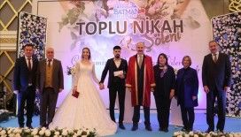 Batman'da 100 çift için toplu nikah töreni düzenlendi
