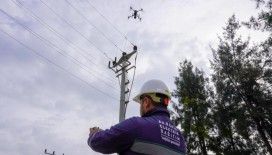 AEDAŞ, enerji nakil hatlarındaki arızaları İHA ve dronlarla tespit ediliyor