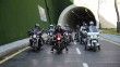 Tahmazoğlu 100. Yıl Tünelleri’nde motosiklet turu attı
