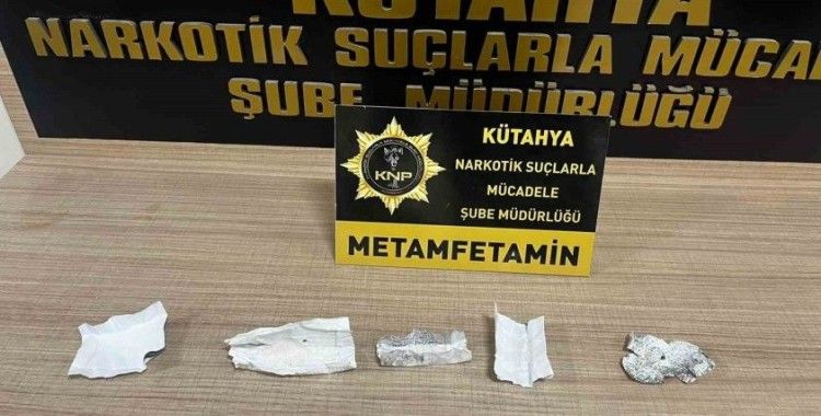 Kütahya’da uyuşturucu ticareti şüphelisi 1 kişi tutuklandı
