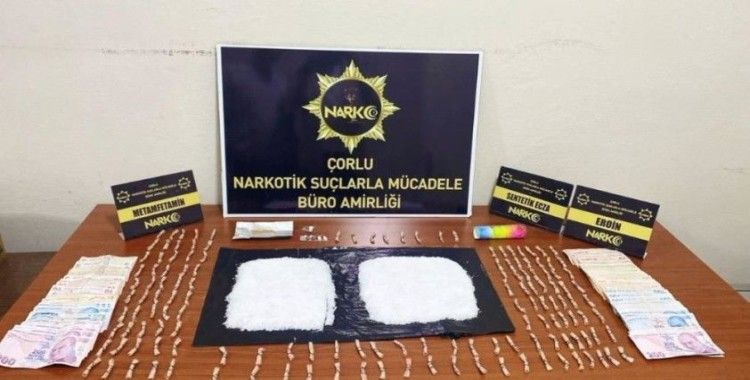 Tekirdağ'da 1 kilo metamfetamin ele geçirildi: 2 kişi tutuklandı