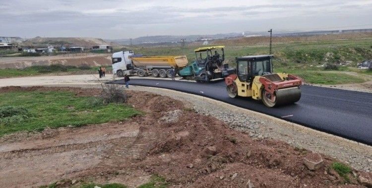 Kirazpınar’da üstyapı çalışması
