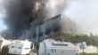 Tekirdağ'da fabrika yangını sürüyor: 6 işçi dumandan etkilendi
