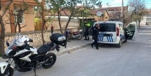 Polisten kaçan motosiklete değeri kadar ceza yazıldı