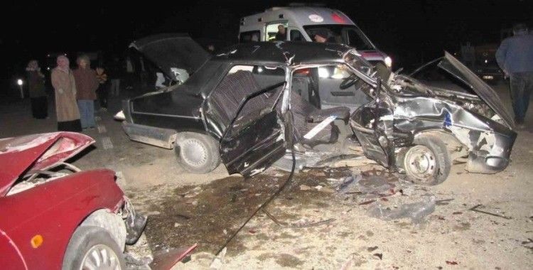 Hisarcık’ta trafik kazası: 5 yaralı

