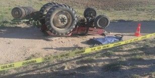 Devrilen traktörün altına kalan şahıs hayatını kaybetti
