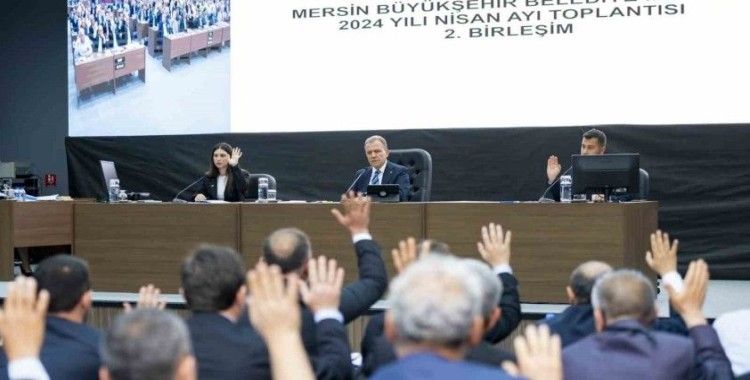 Mersin Büyükşehir Belediyesinin 2023 yılı faaliyet raporu kabul edildi