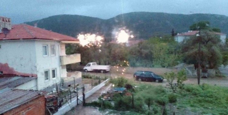 Elektrik tellerinin teması sonrası patlama yaşandı