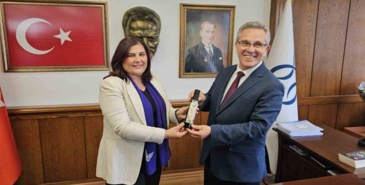 Başkan Tetik, Çerçioğlu’nu makamında ağırladı
