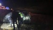 Şarampole devrilen hafif ticari araçta 5 kişi yaralandı
