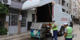 Turgutlu’da çöp konteynerlerine bahar temizliği
