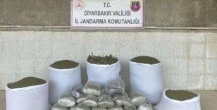 Diyarbakır'da 173 kilo esrar ele geçirildi