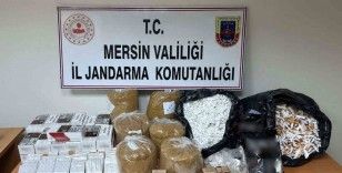 Mersin’de kaçak sigara ticareti yapan 3 şüpheli yakalandı
