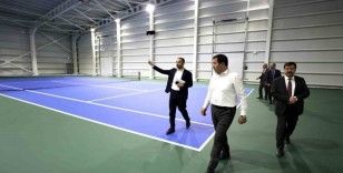 Konya’nın en büyük kapalı tenis kortu tamamlandı
