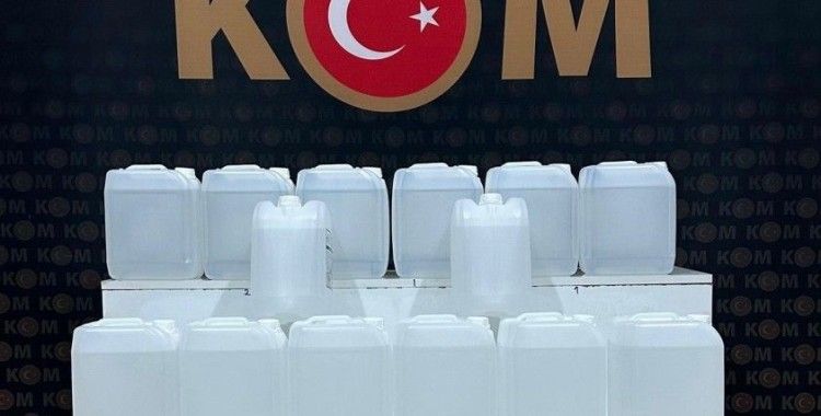 Kars’ta 100 litre sahte alkol ele geçirildi
