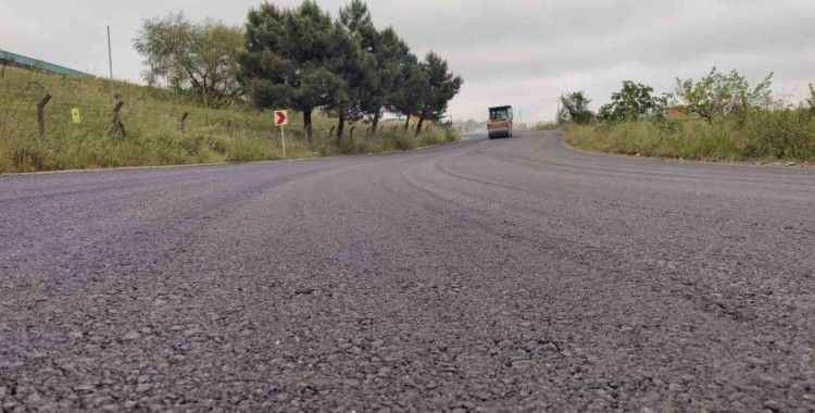 Gebze Pelitli Yolu Caddesine asfalt