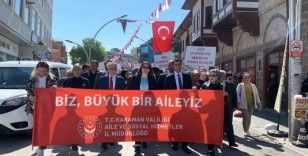 Karaman’da ’Ailemiz İstikbalimiz’ yürüyüşü düzenlendi
