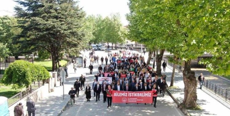 Kastamonu’da "aile" için farkındalık yürüyüşü