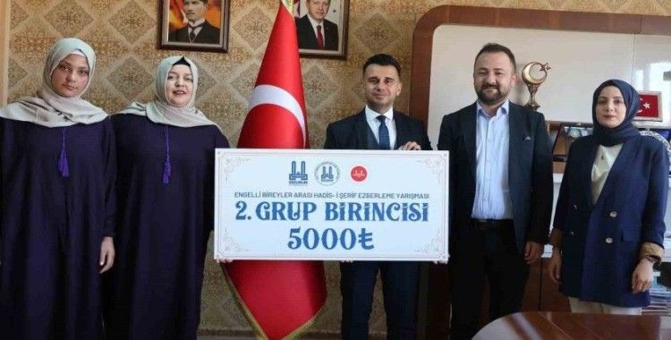 Erzurum’da ‘Engelli bireyler arası Hadis-i Şerif ezberleme yarışması’