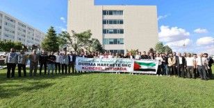 GİBTÜ öğrencilerinden Gazze’ye destek için "Çadır Nöbeti"
