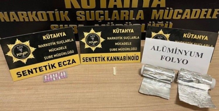 Kütahya’da uyuşturucu ticareti şüphelisi gözaltına alındı