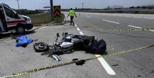 Motosiklet sürücüsünün öldüğü kazada kaçan araç aranıyor