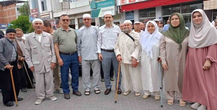 Çineli hacı adayları kutsal topraklara uğurlandı