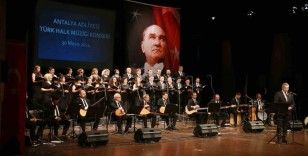 Antalya Adliyesi Türk Halk Müziği Korosu’ndan unutulmaz konser
