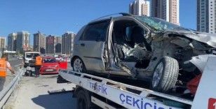 Eyüpsultan'da trafik kazası: 1'i ağır 3 yaralı