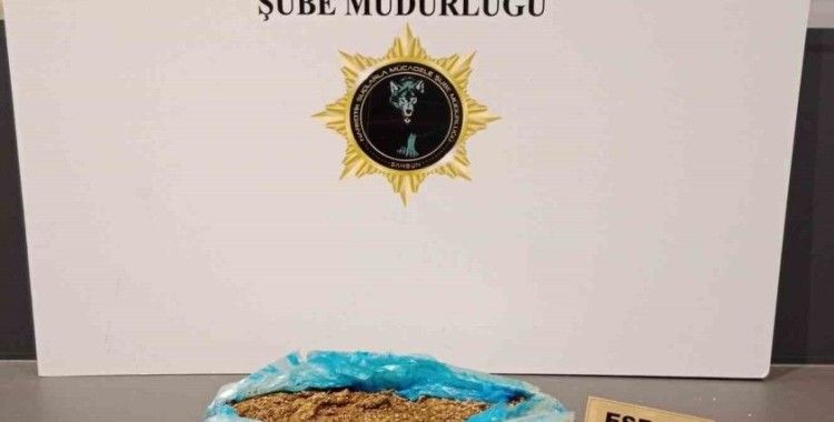 Samsun’da 665 gram esrar ele geçirildi