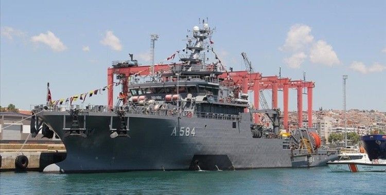 Tekirdağ'a demirleyen TCG AKIN ziyarete açıldı