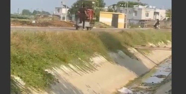 Kavga eden oğlunun beline ip bağlayıp böyle koşturdu